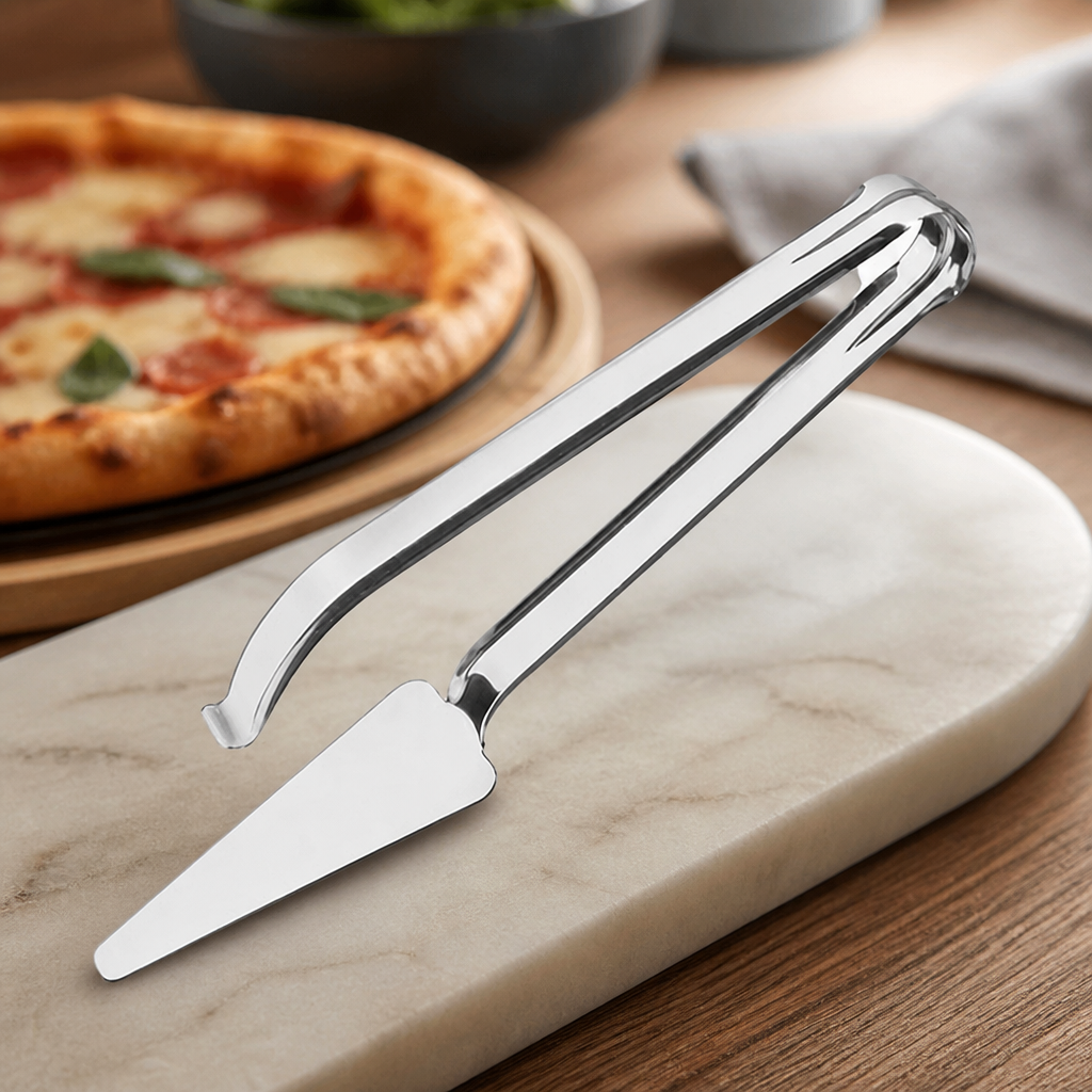 Commercial Stainless Steel Pizza Tongs for Easy Slice Handling