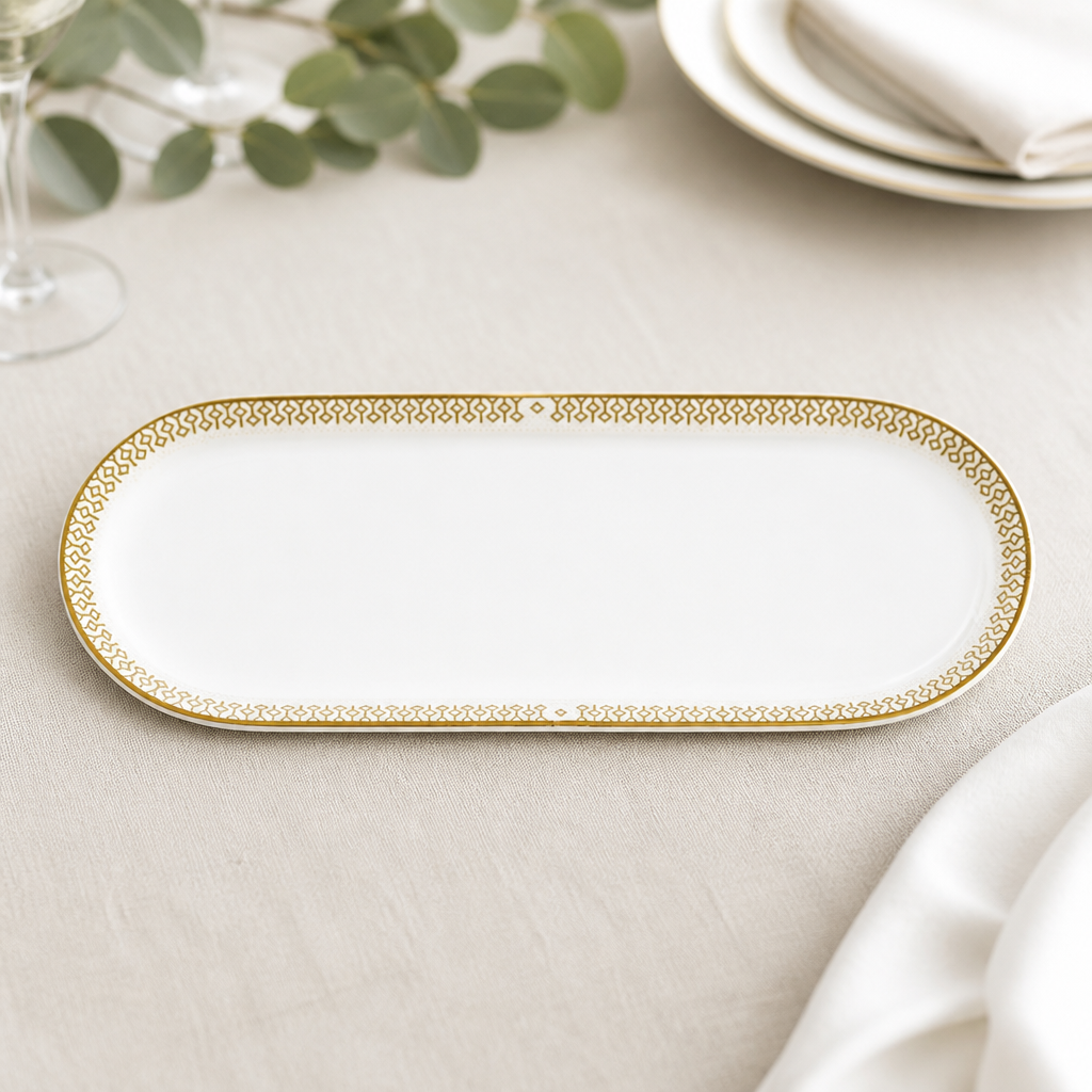 Commercial Oblong Trays 253x93mm Pack of 12