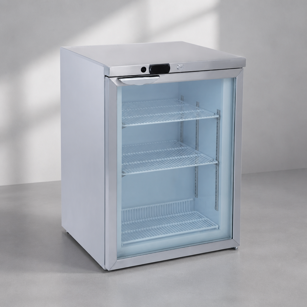 105Ltr Commercial Glass Door Undercounter Freezer