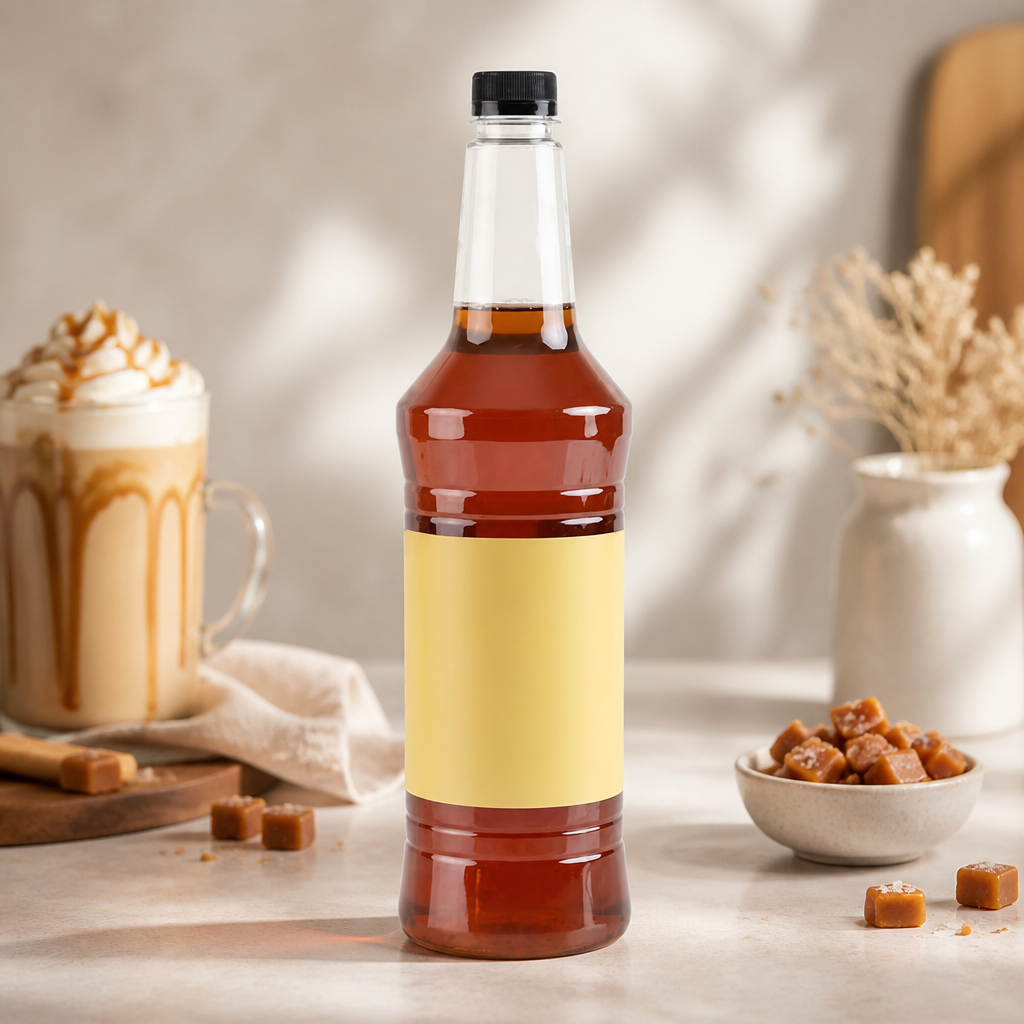 Commercial Salted Caramel Syrup 1 Litre for Beverages