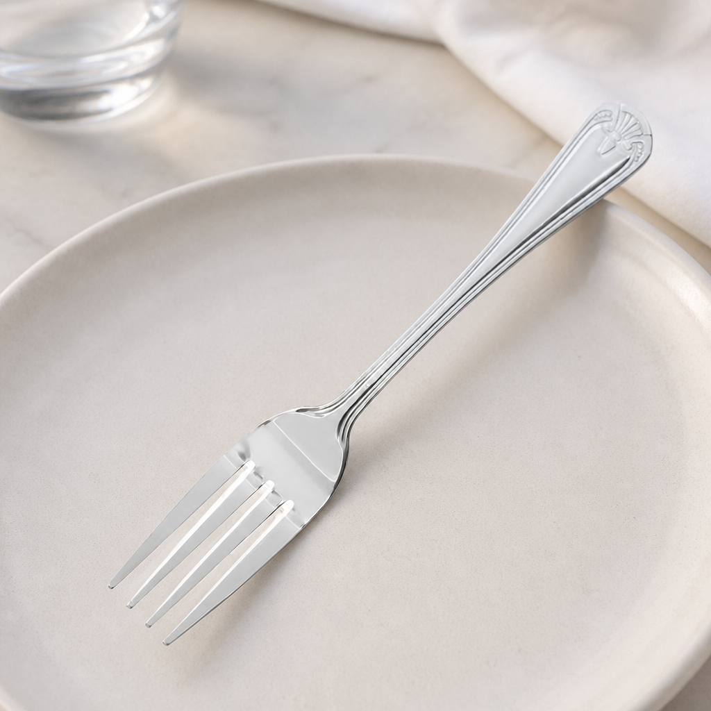 Commercial Stainless Steel Dessert Forks 12 Pack 175mm