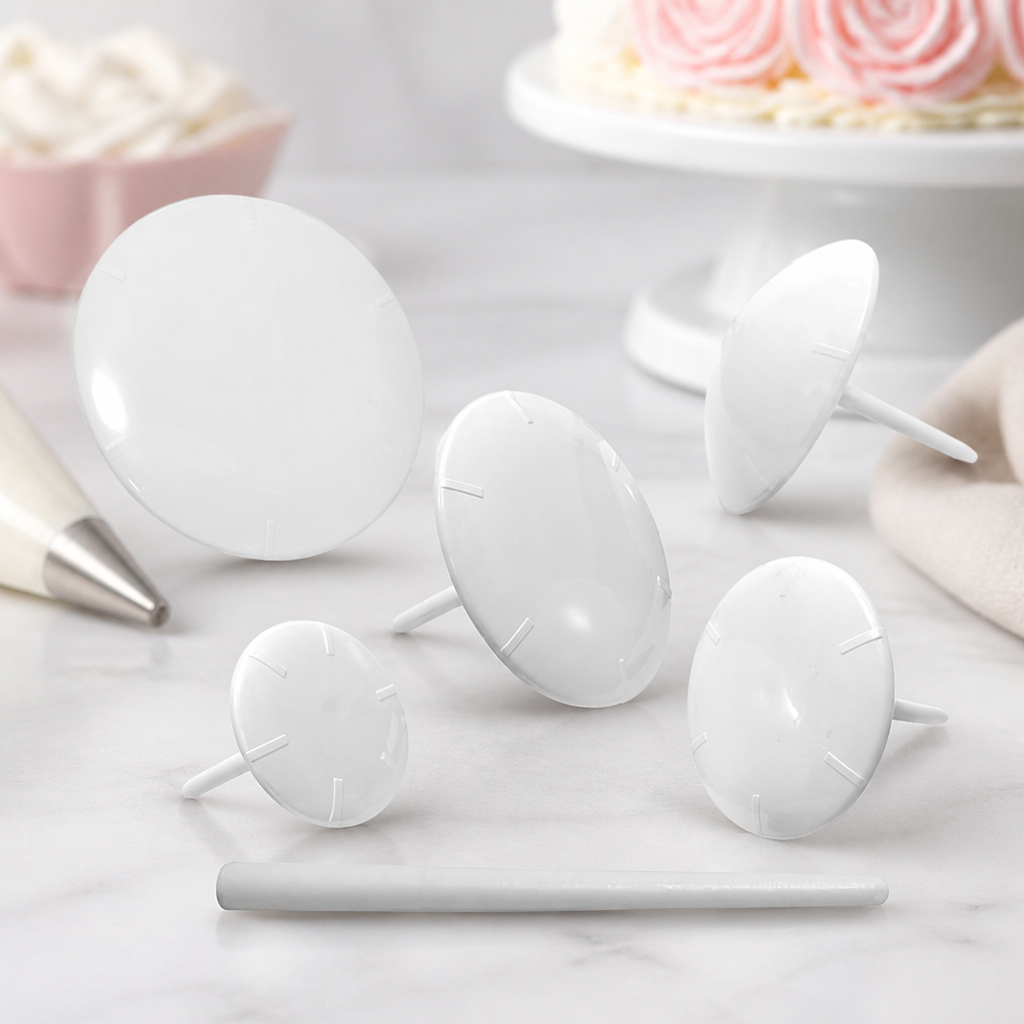 Commercial Cake Decorating Icing Nails Set of 5