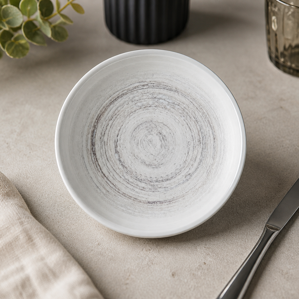Commercial Walled Plates 160mm Super Vitrified Ceramic 6 Pack