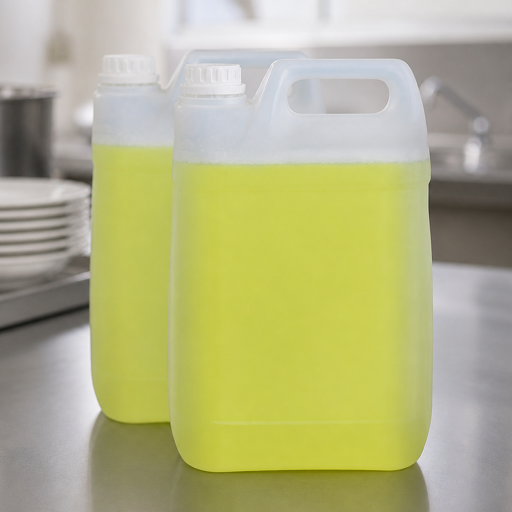 Commercial Washing Up Liquid 5L for Kitchens with Lemon Zest