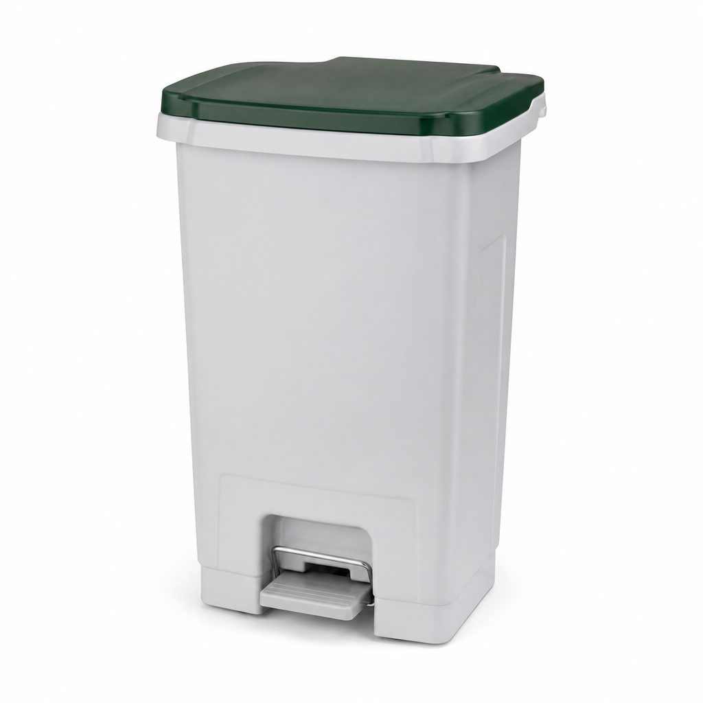 70L Plastic Pedal Food Waste Bin for HACCP Areas