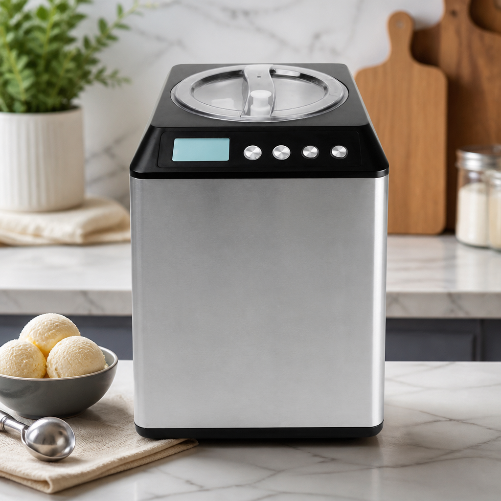 Commercial Ice Cream Maker 2Ltr with Built-In Freezer