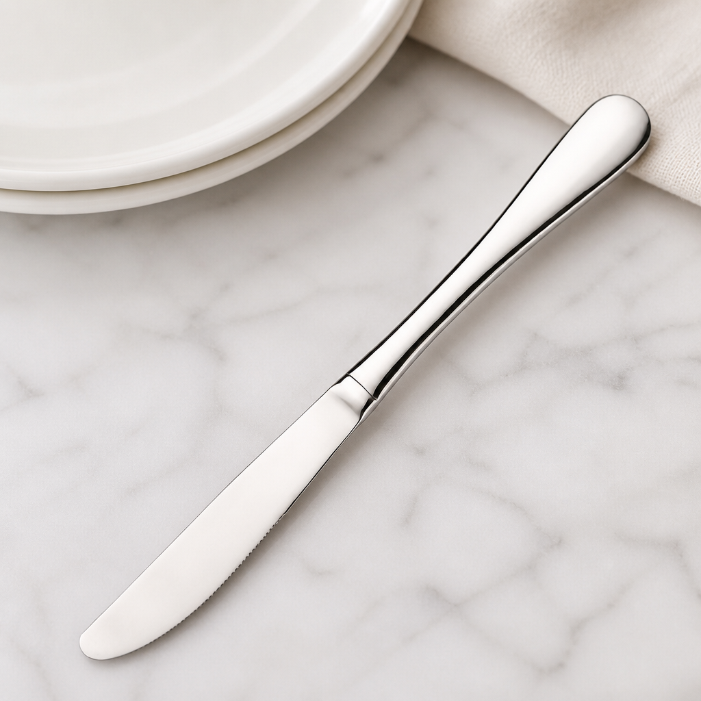 Stresa style dessert knife set 12 pack 18/10 stainless steel