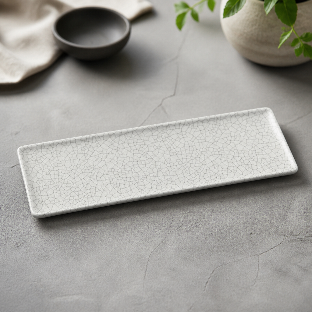 Commercial Tasting Trays Charcoal Grey 295x88mm 6 Pack