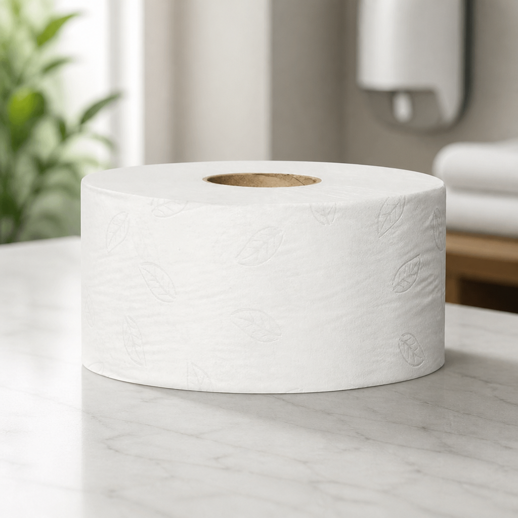 Mini Jumbo Toilet Paper Rolls 12 Pack for Commercial Use