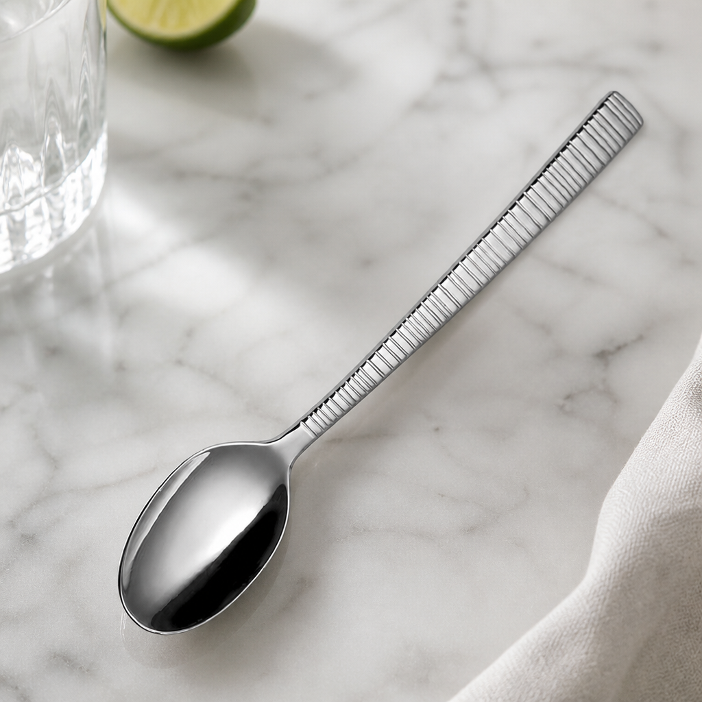 Commercial Cocktail Spoons Set of 12 - Modern Cutlery Design