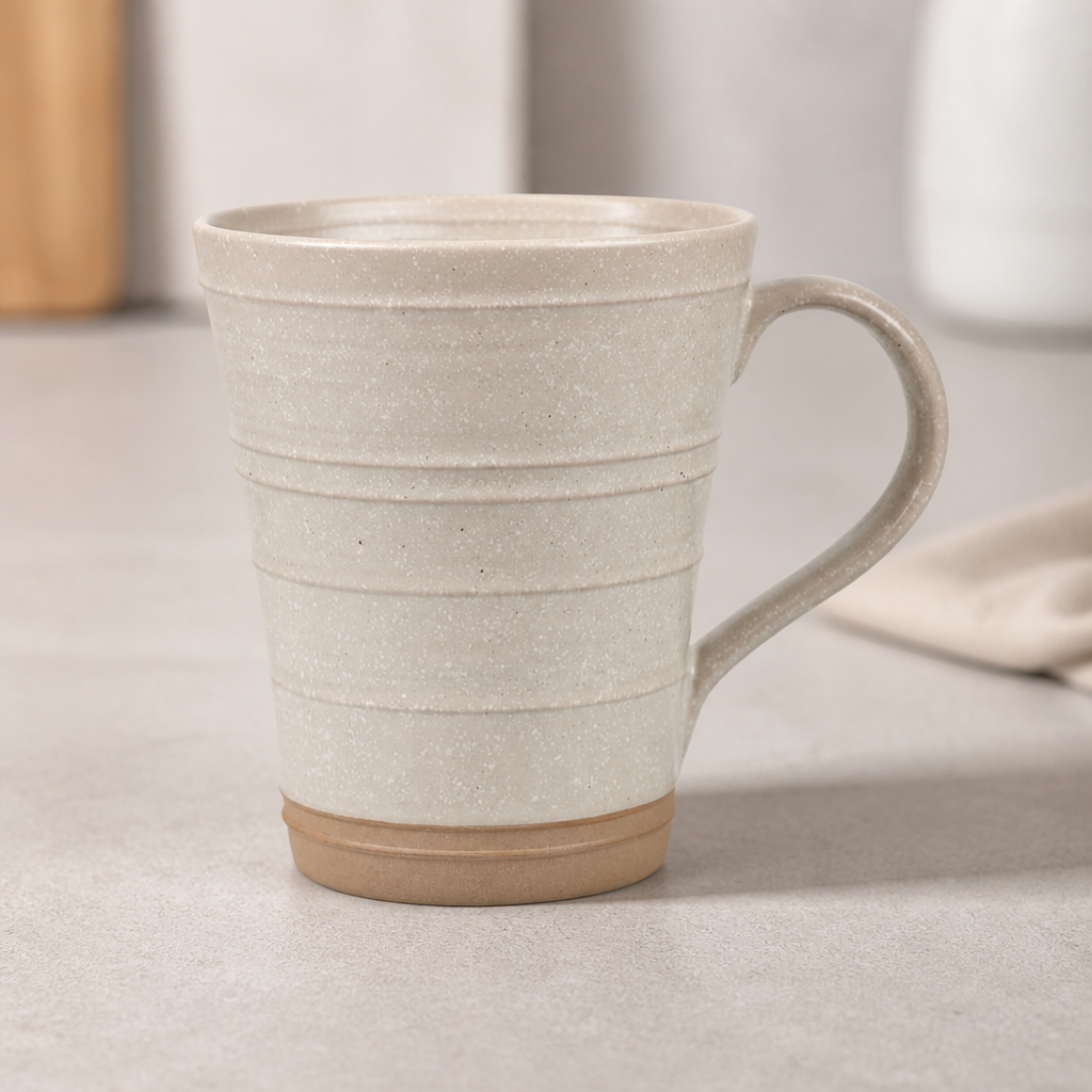 Commercial Stoneware Mugs 340ml Set of 6 for Catering