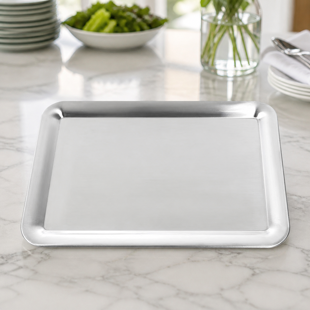 Commercial Stainless Steel Tray 290x200mm for Food Service