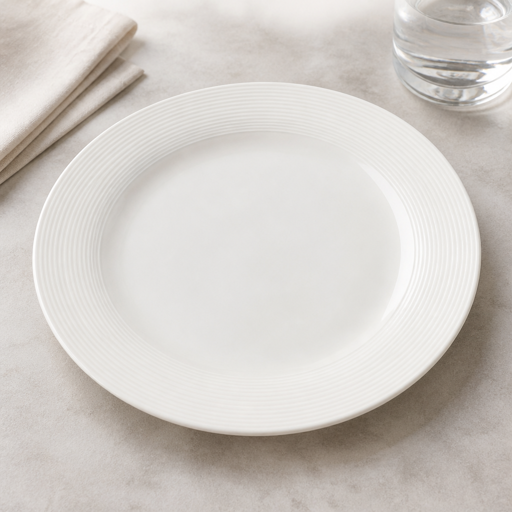 Commercial Coupe Plates 280mm - 12 Pack Porcelain Dinnerware