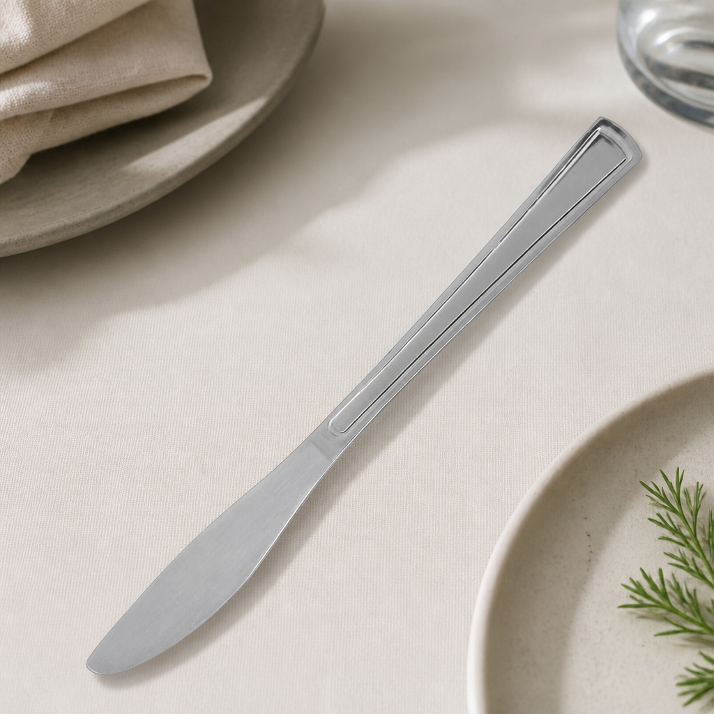 Commercial Table Knives Set of 12 Dishwasher Safe Stainless Steel
