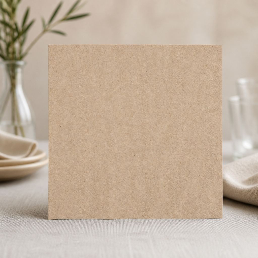 Commercial Recyclable Paper Lunch Napkins 33x33cm 2-Ply 2000 Pack