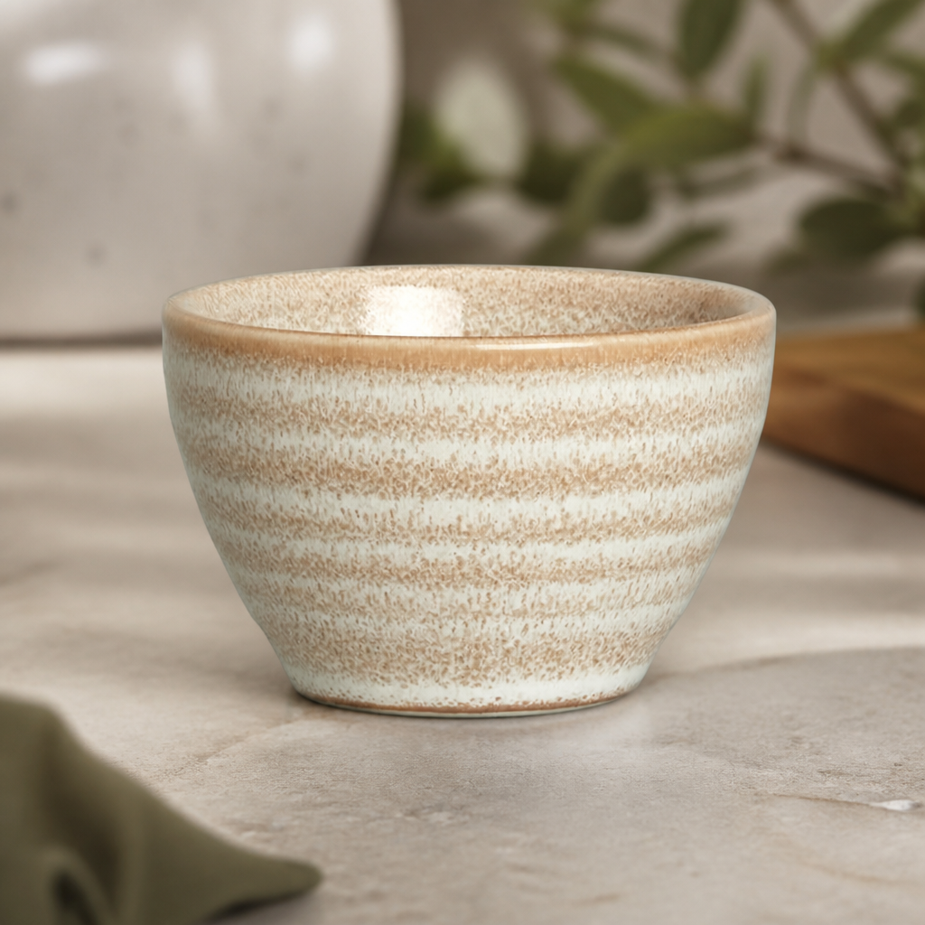 Commercial Dipper Bowls 74ml Set of 12 Vitrified Stoneware