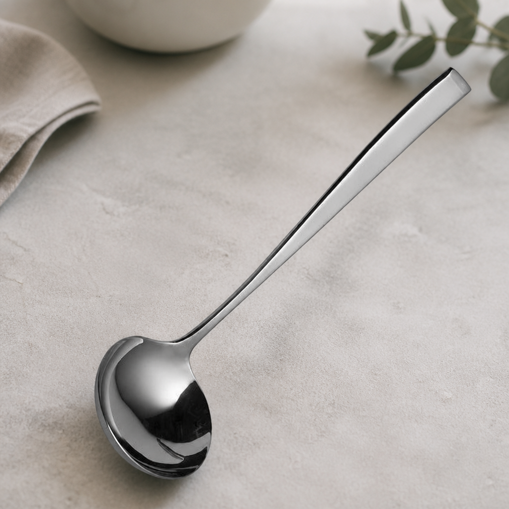 Commercial English Soup Spoons Set of 12 - Stainless Steel