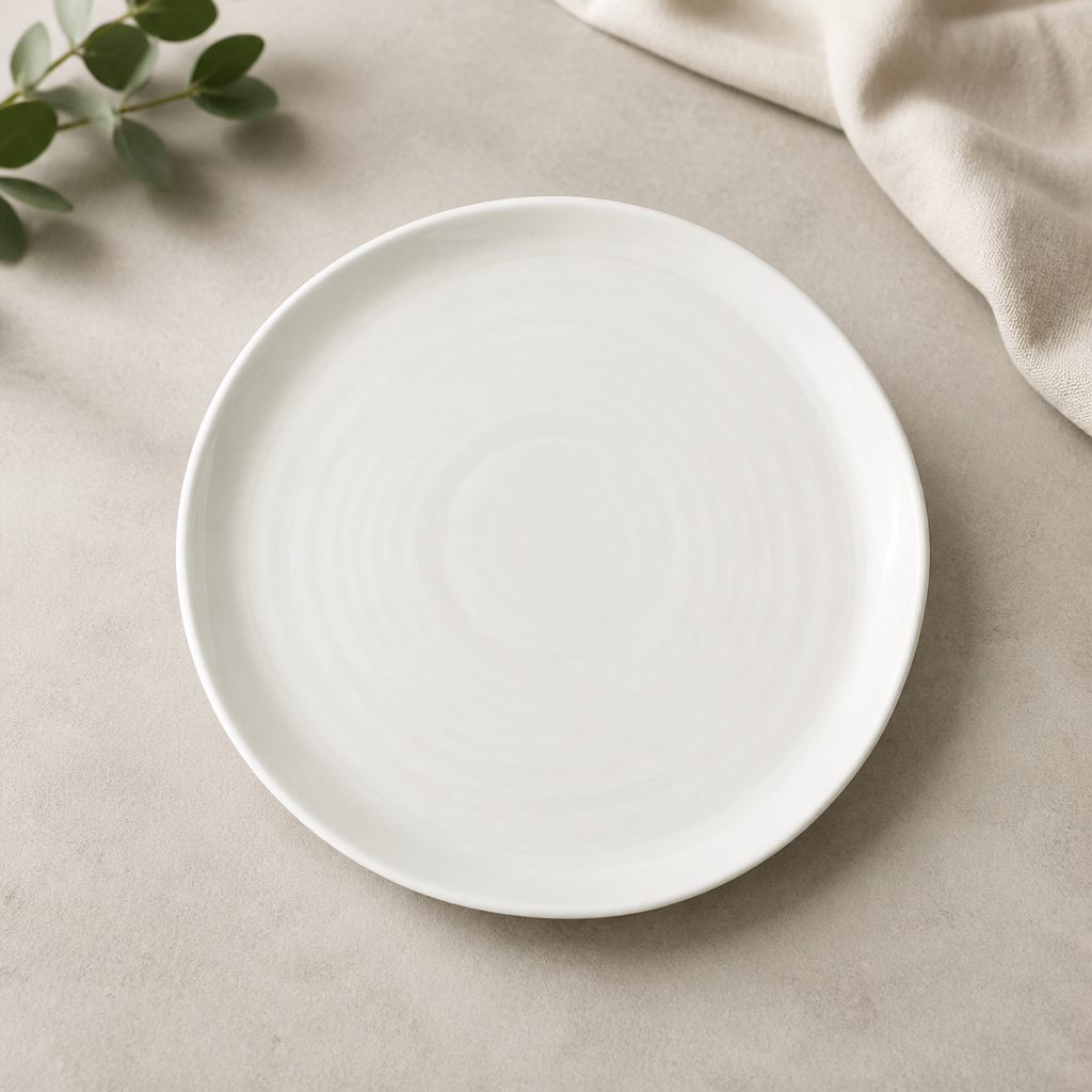 Commercial Natural Plates 220mm Microwave Dishwasher Safe