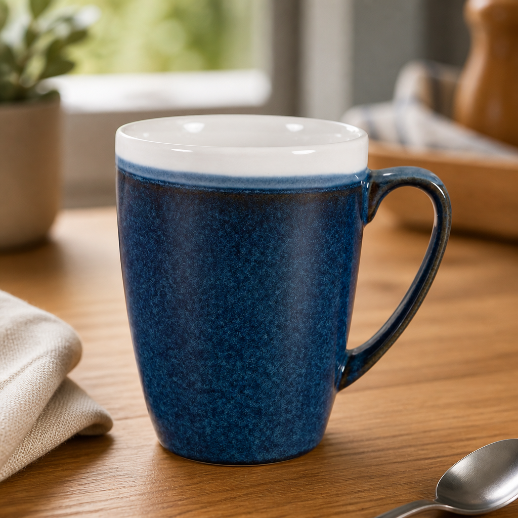 Commercial Monochrome Mug Sapphire Blue 340ml 12 Pack