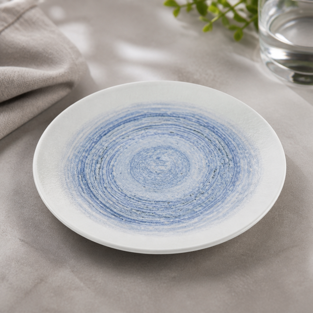 Commercial Coupe Plates 165mm - Durable Dishwasher Safe 12 Pack