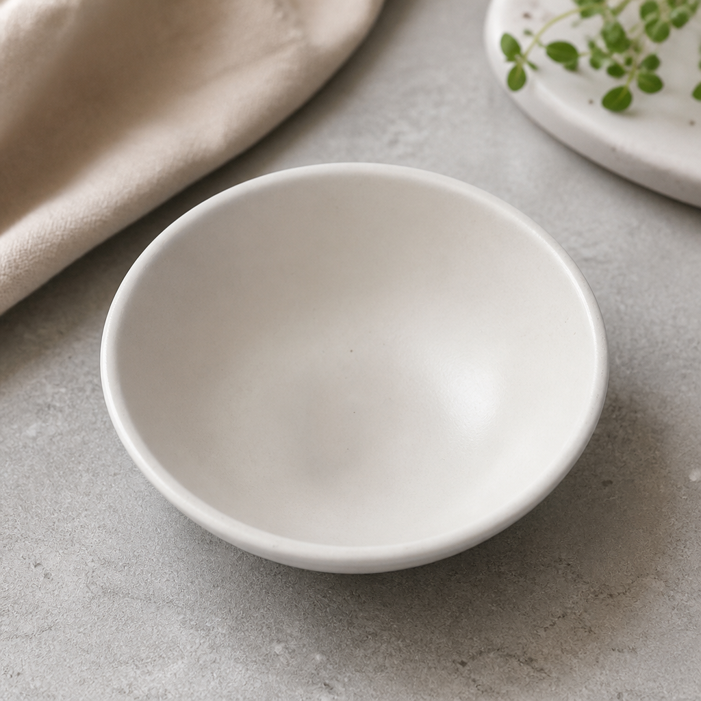 Commercial Vitrified Stoneware Rice Bowls 105mm 200ml 6 Pack