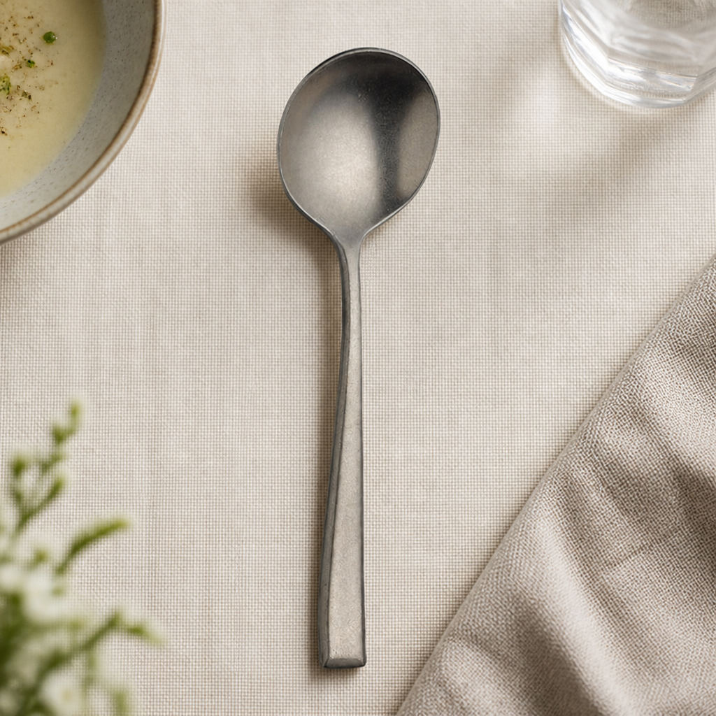 Commercial Soup Spoons 12 Pack 170mm Stainless Steel Cutlery