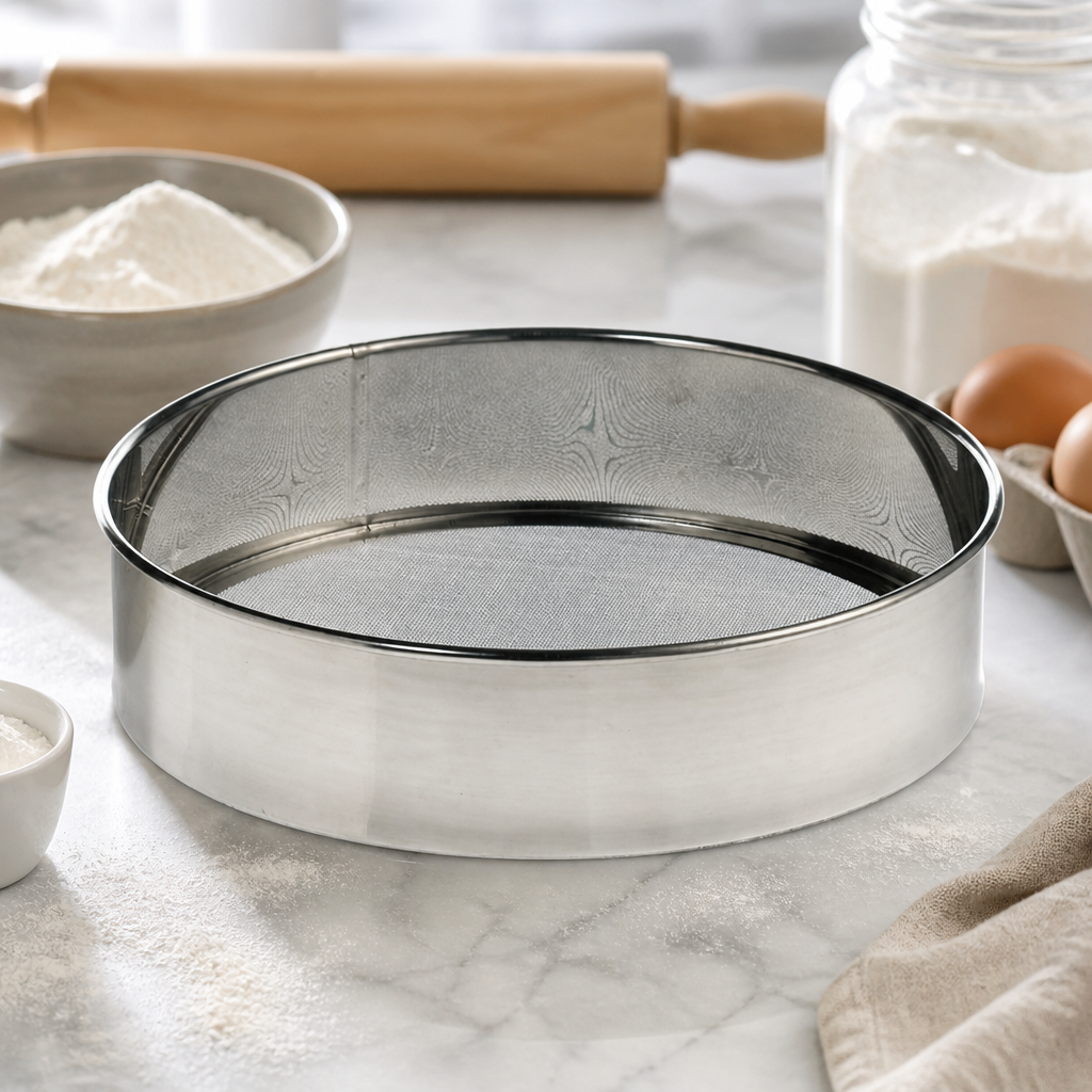 30cm Stainless Steel Commercial Sifter for Baking and Pastry