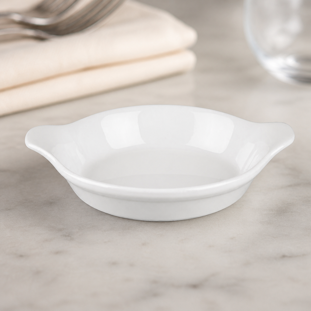 Commercial Mini Round Eared Dishes 180ml - 6 Pack