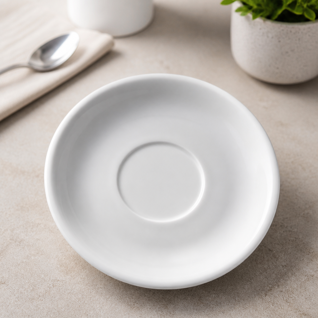 Commercial Cappuccino Saucers 180mm - 12 Pack Porcelain