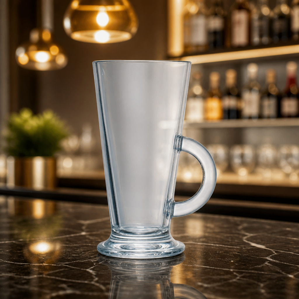 Commercial Latte Glasses 290ml Durable Toughened Glass 24 Pack