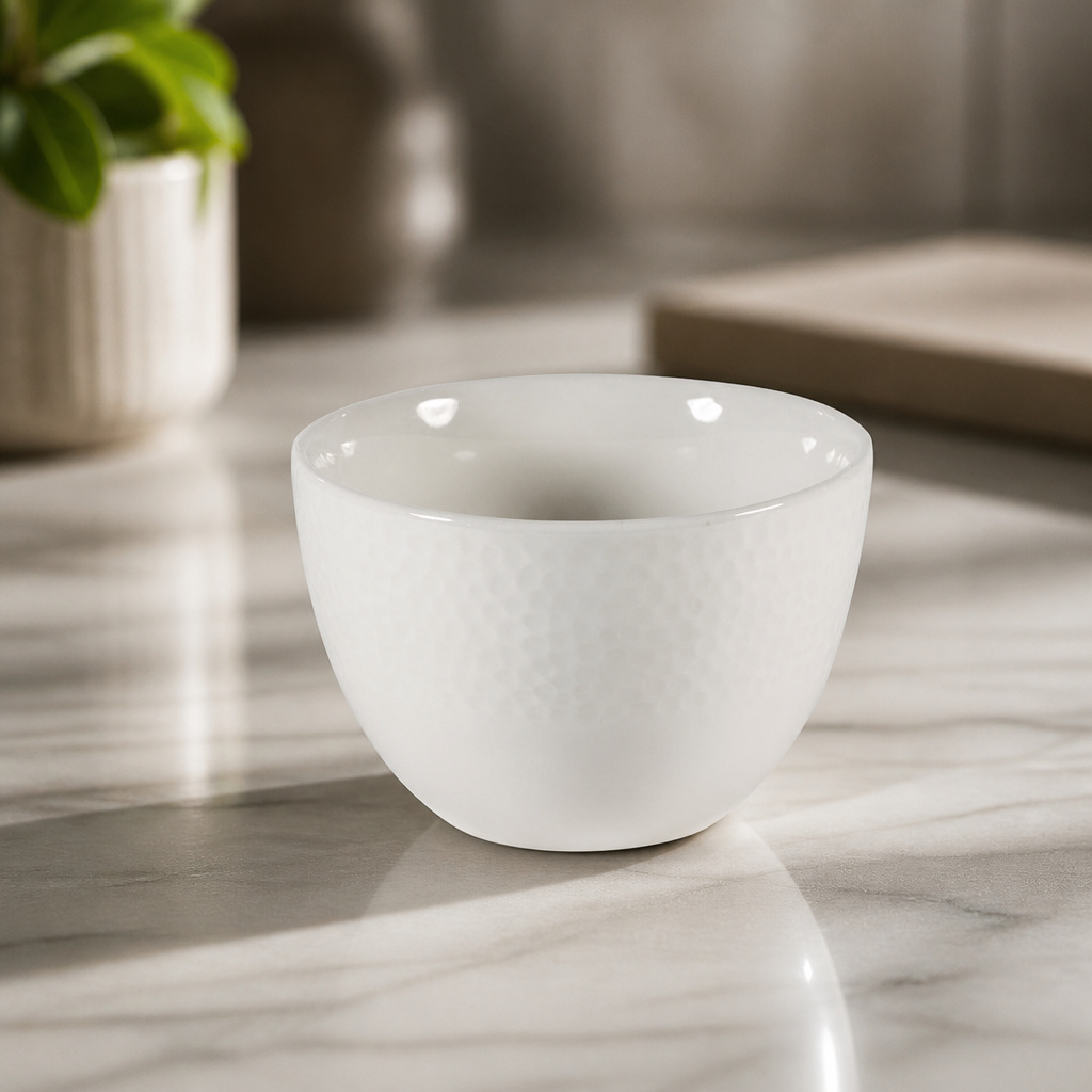 Commercial Sugar Bowls 227ml 8oz Stackable Ceramic 12 Pack