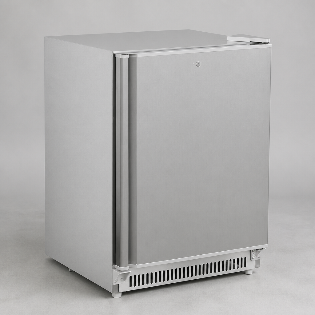 150L Undercounter Fridge in Stainless Steel for Commercial Kitchens