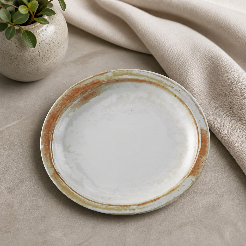 Commercial Vitrified China Plate 152mm Multi-Tonal Finish 12 Pack