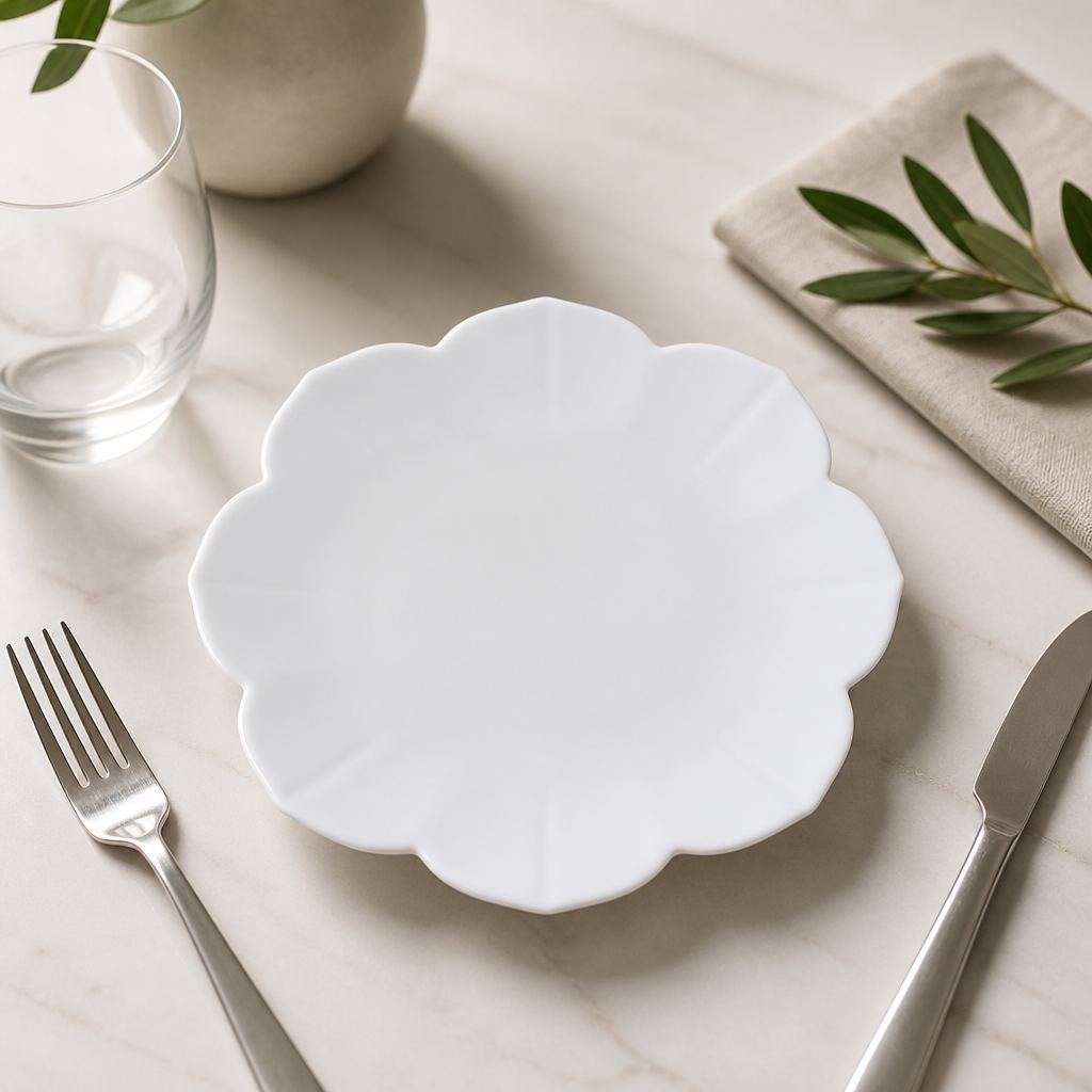 Commercial Coupe Plates 215mm Pack of 12 Bone China