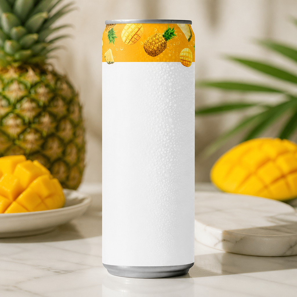 Commercial Vitamin Drink - Pineapple Mango - 12 Pack Cans