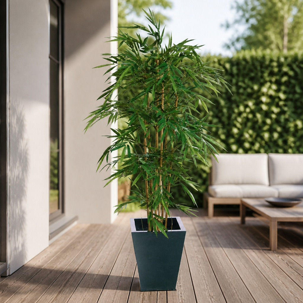 Artificial Potted Bamboo Plant 1200mm for Commercial Spaces
