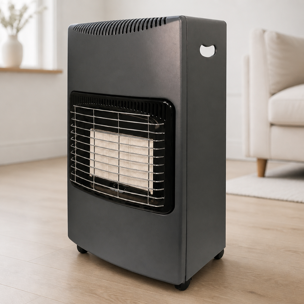 Indoor Cabinet Heater 750mm with 3 Heat Settings Black