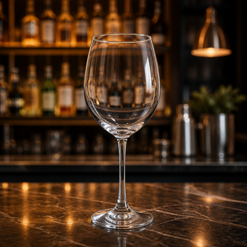 Commercial Red Wine Glasses 420ml Clear Glass 6 Pack