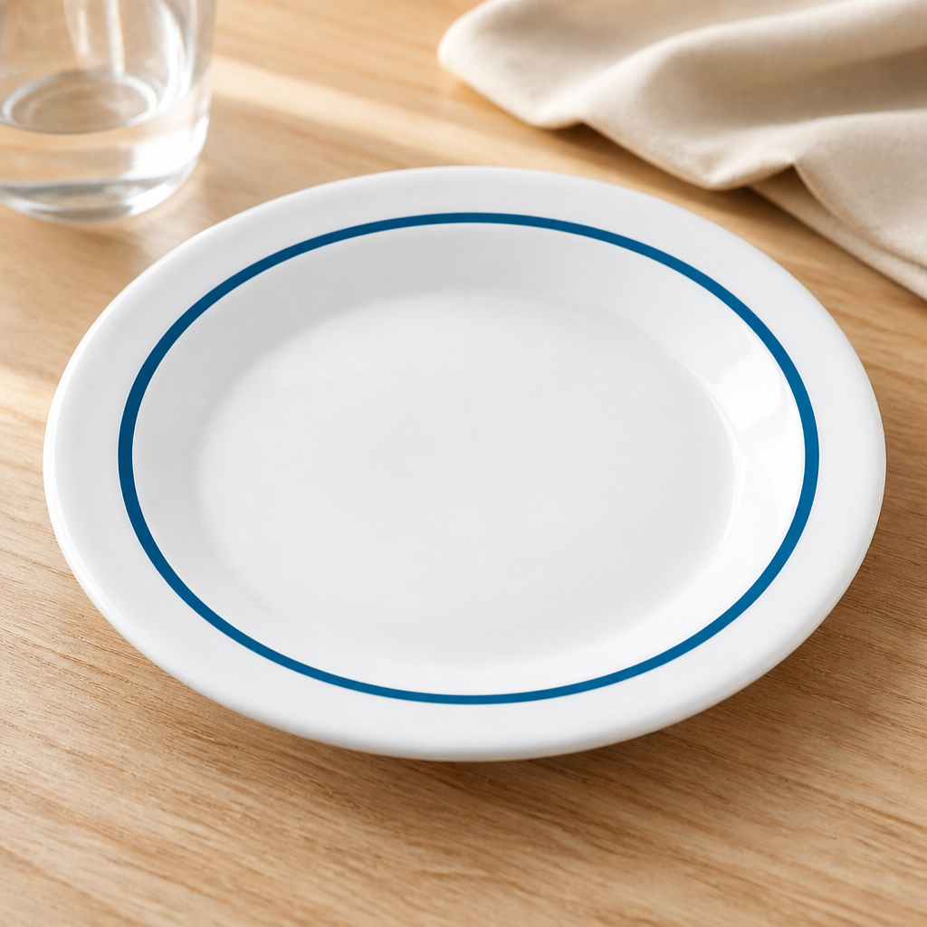 Commercial Soup Dishes 230mm Blue 12 Pack Care Home