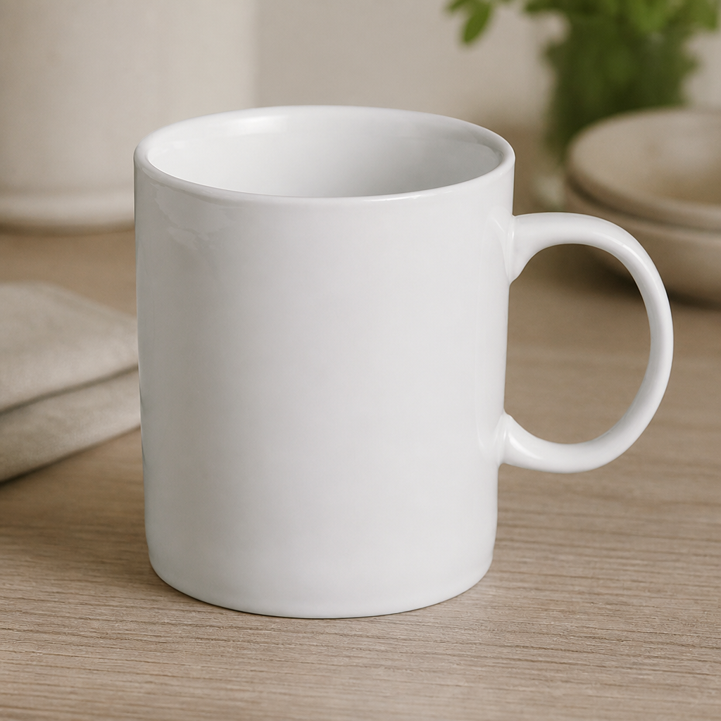 Commercial Whiteware Mugs 483ml - 12 Pack Durable Porcelain