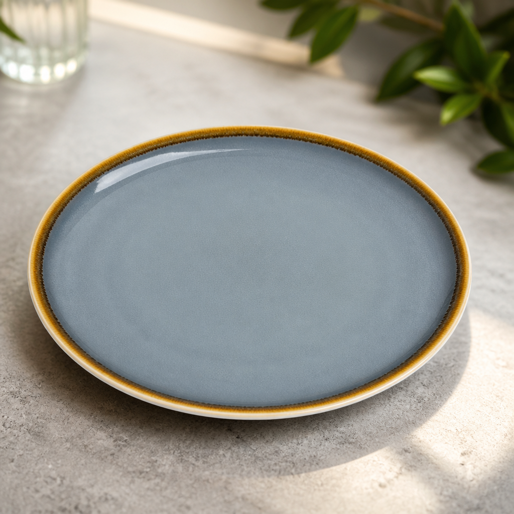 Commercial Coupe Plates 180mm Reactive Glaze - 6 Pack
