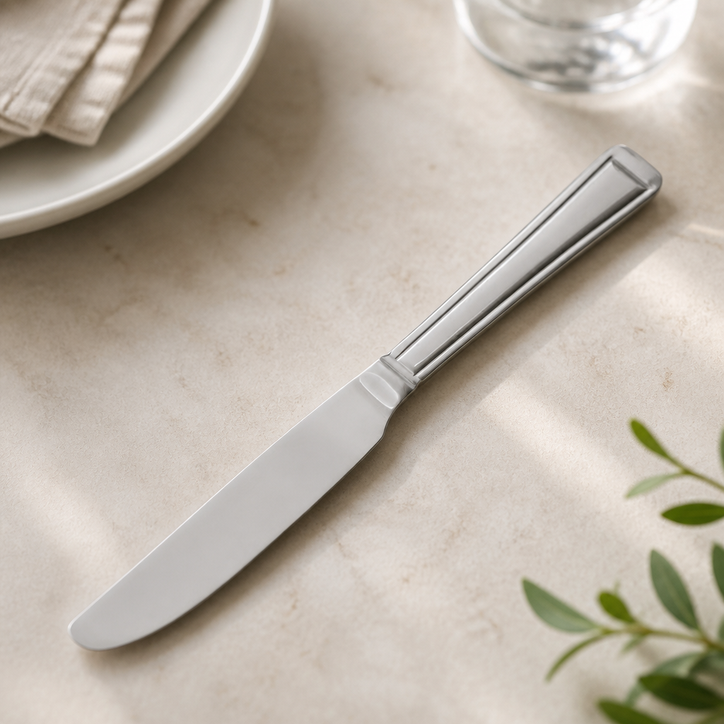 Commercial Dessert Knife Set 12 Pack 205mm Stainless Steel
