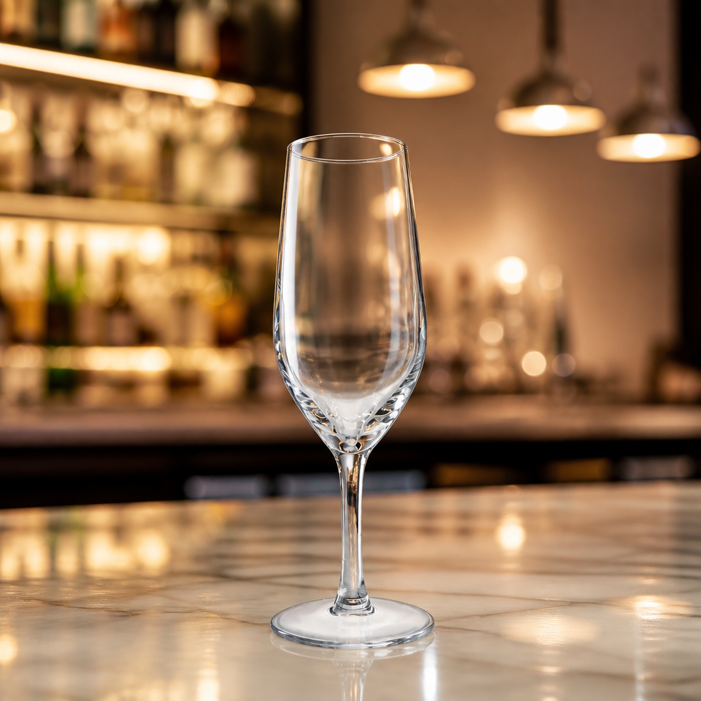 Commercial Flute Glasses 160ml - 24 Pack for Catering Use
