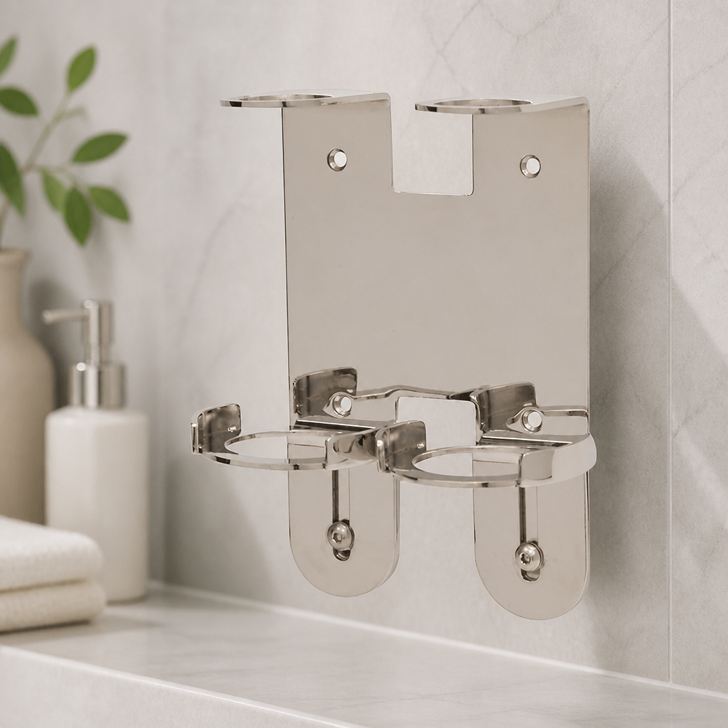 Double Wall Mounted Soap Dispenser Bracket for Commercial Use