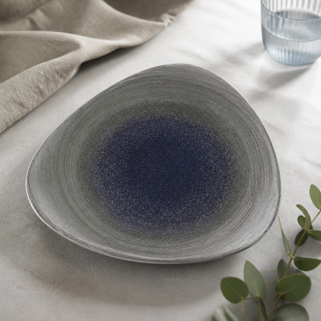 Commercial Aqueous Grey Plates 229mm 12 Pack