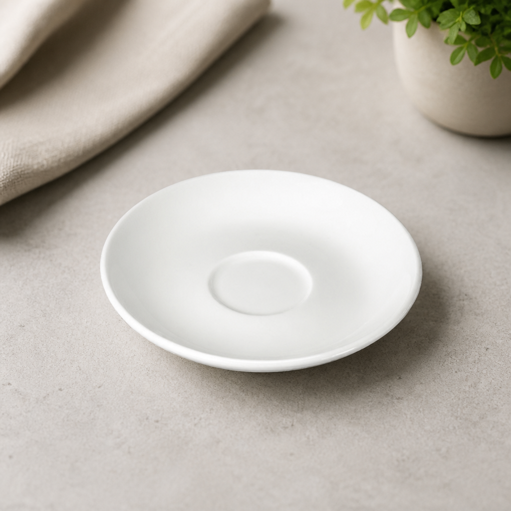 Commercial Coupe Saucers 120mm for Espresso 24 Pack