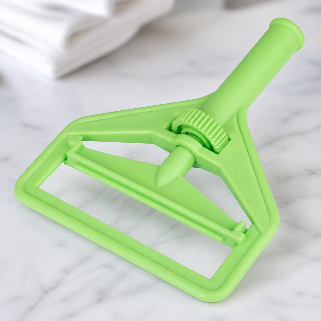 Commercial Mop Head Clip Green for Colour-Coded Cleaning