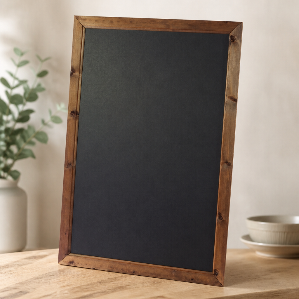Commercial Framed Blackboard 1236x736mm for Restaurants