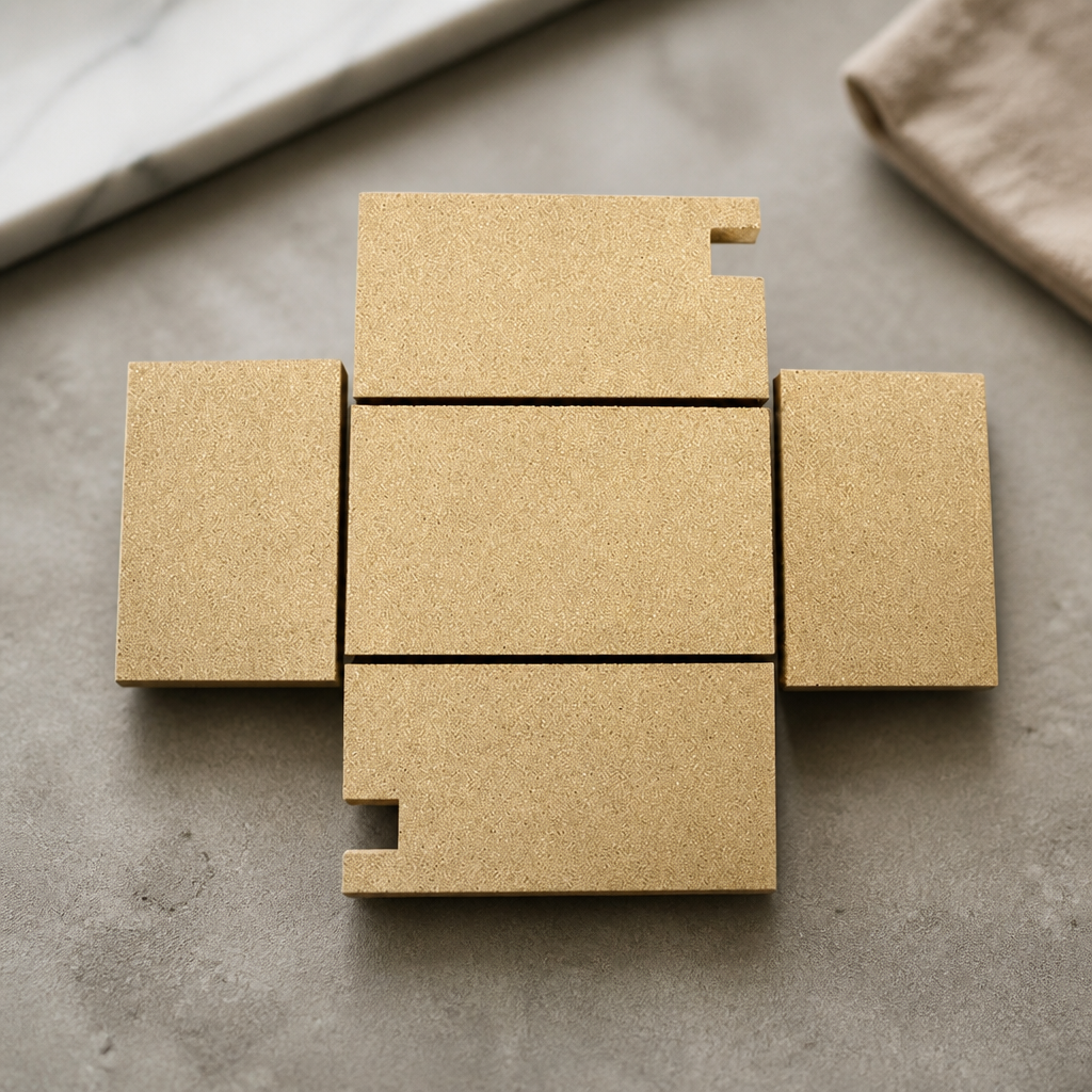 Commercial Konro Grill Replacement Tiles Natural Mineral 30x464mm
