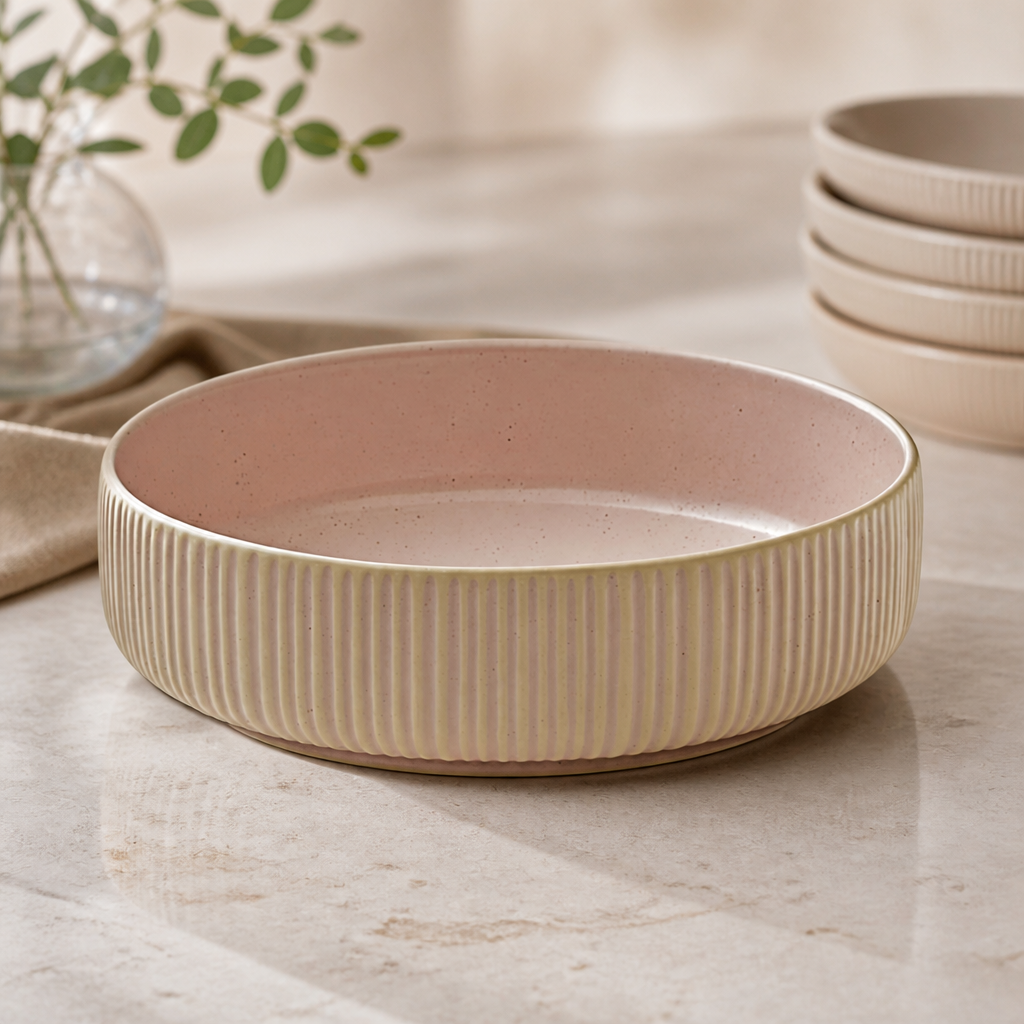 Commercial Nara Rosé Bowls 210mm 6 Pack Microwave Safe